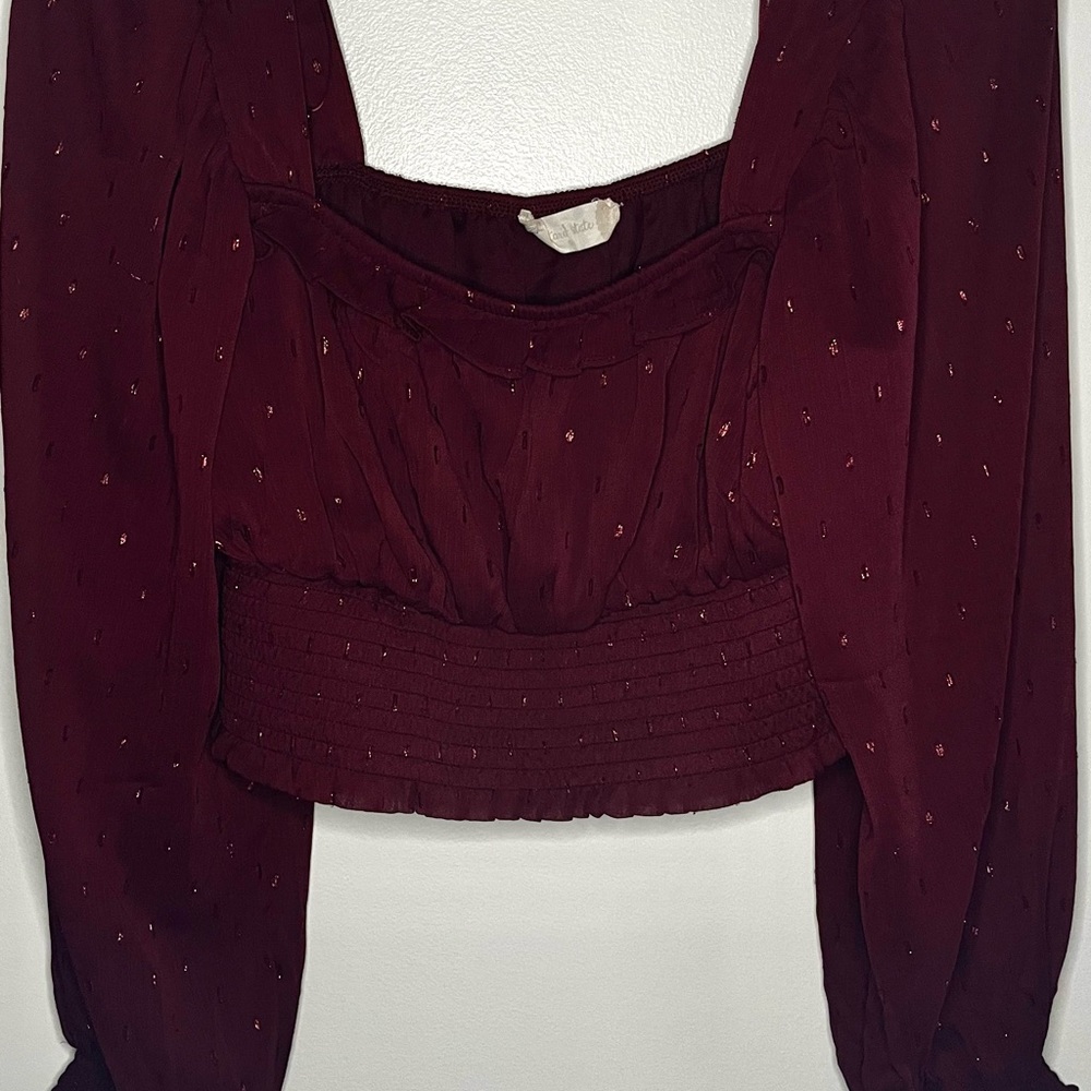 Long Sleeve Cropped Altar’d State Shirt